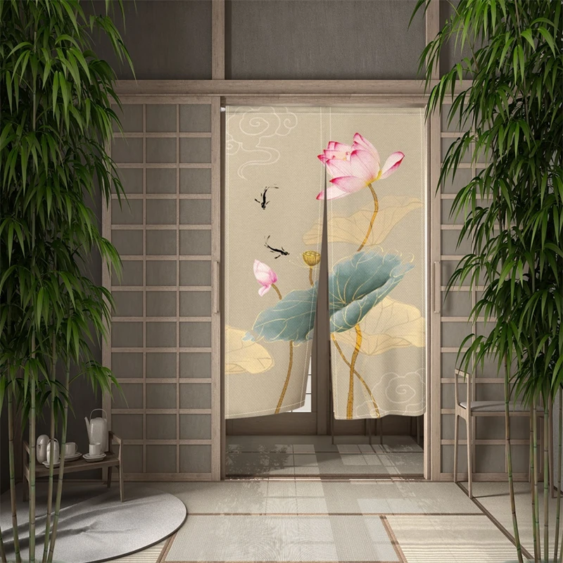 Noren Curtain Doorway - Japanese Noren Doorway Chinese Traditional Painting