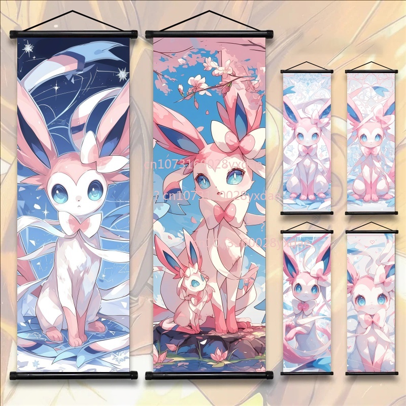 Japan Lifestyle - Japanese Anime Scroll Painting Pokemon Sylveon