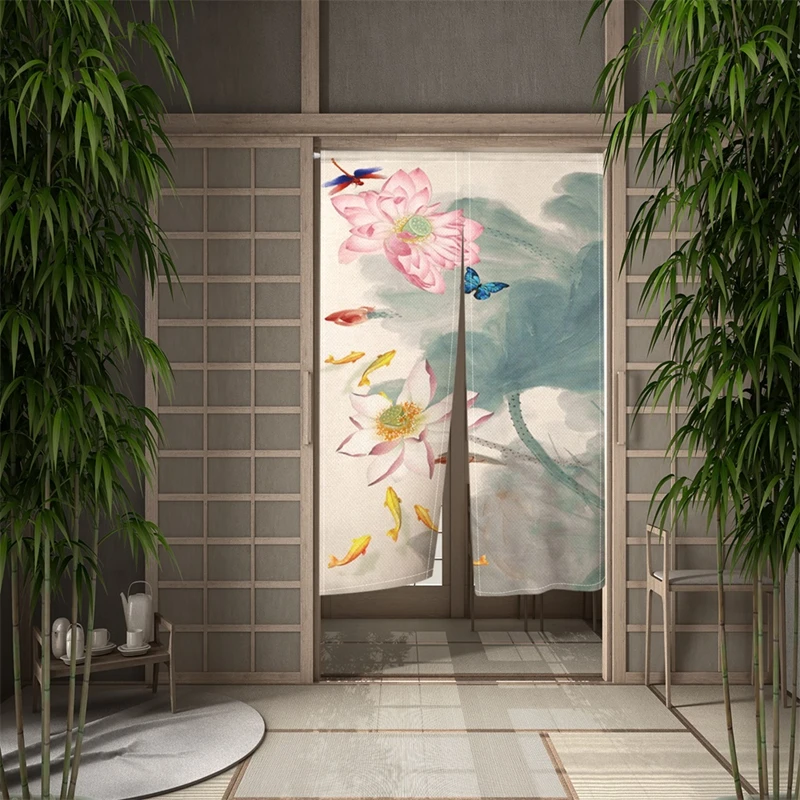 Japanese Noren Doorway Chinese - Noren Curtain Doorway ulasan dan harga