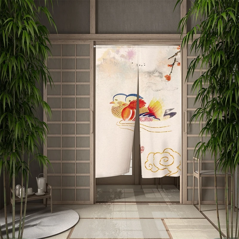 Japanese Noren Doorway Chinese - Noren Curtain Doorway ulasan dan harga