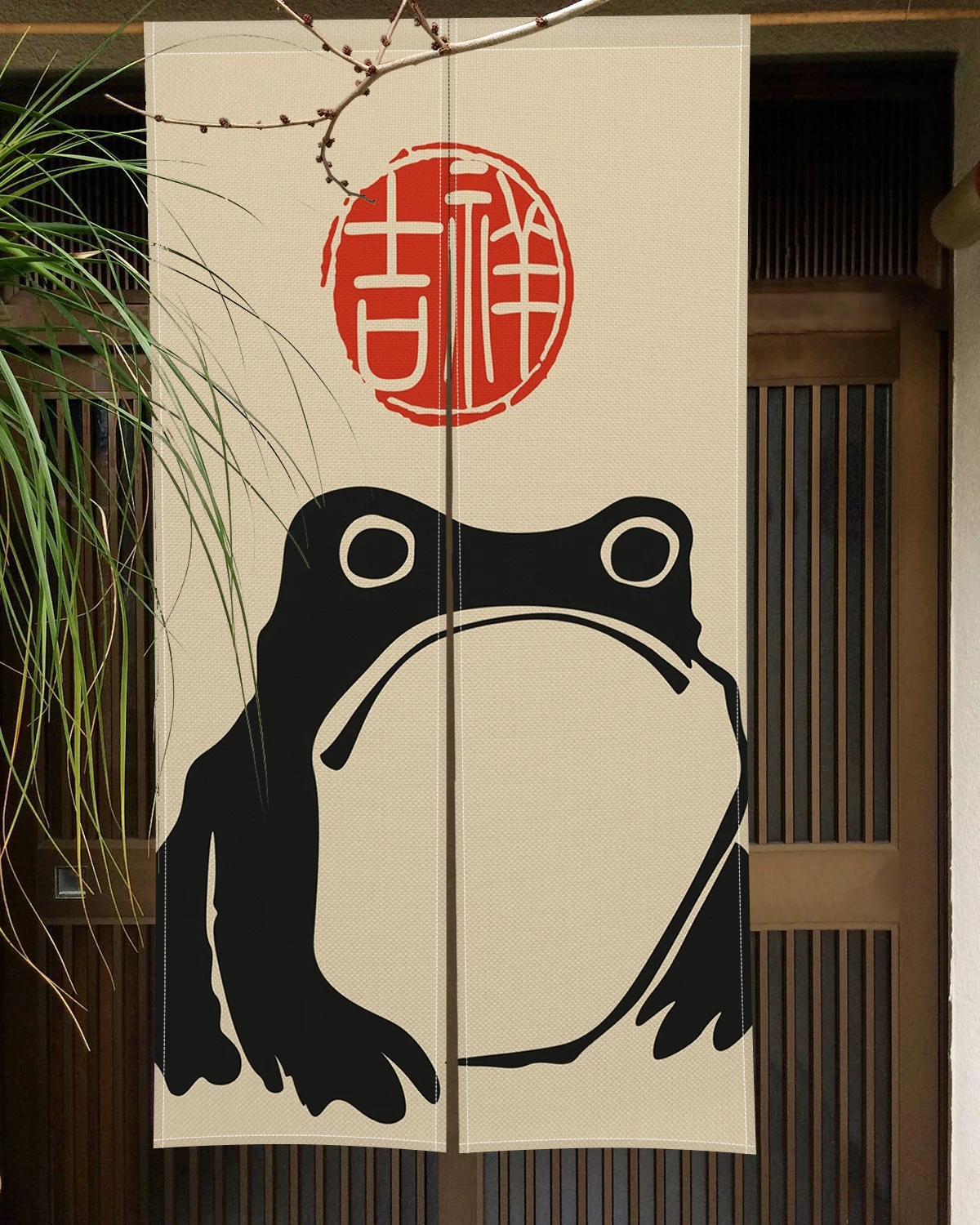Japanese Door Curtain Frog Car - Noren Curtain Doorway ulasan dan harga