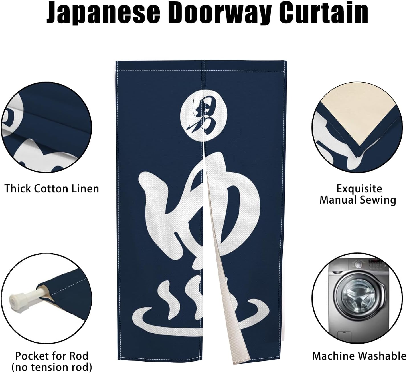 Long Japanese Noren Doorway Cu - Noren Curtain Doorway ulasan dan harga